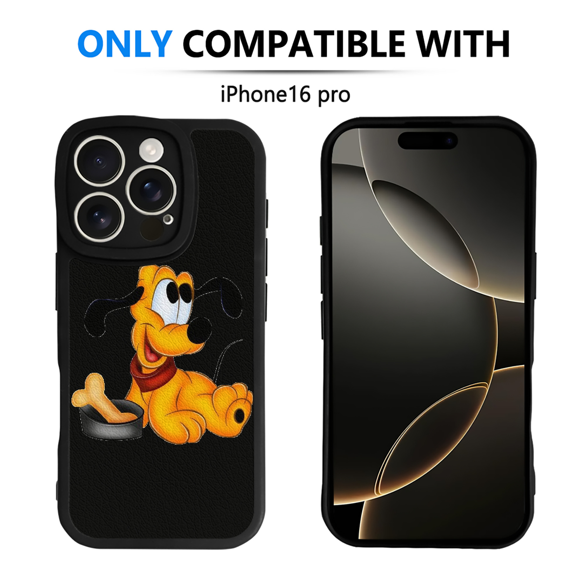 （画像用） ミッキーマウス Mickey Mouse 【iPhone 16シリーズ対応】シリコンスマホケース（レザー調） 材質：シリコン